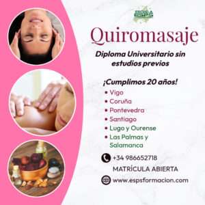 curso de quiromasaje universitario